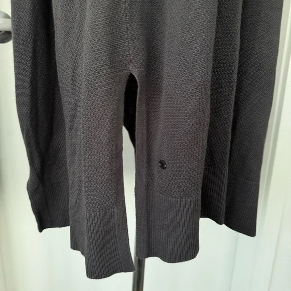 Lululemon Lunar Lengths Wrap Sweater Graphite Grey - Picture 6 of 12